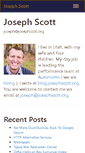 Mobile Screenshot of josephscott.org